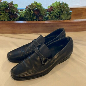 Tod's Classic Black Leather Slip-On Loafers
